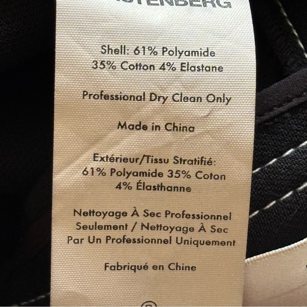 Diane Von Furstenberg Black Pencil Skirt with Front Zipper - Picture 10 of 10